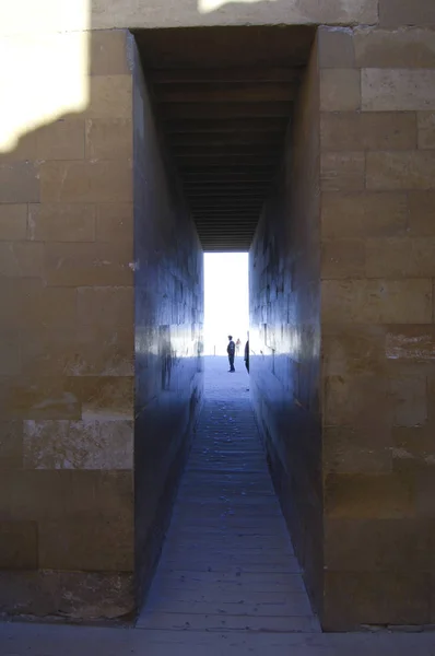 Vista Arqueológica Cerca Pirámide Saqqara Giza Cairo Eqypt — Foto de Stock