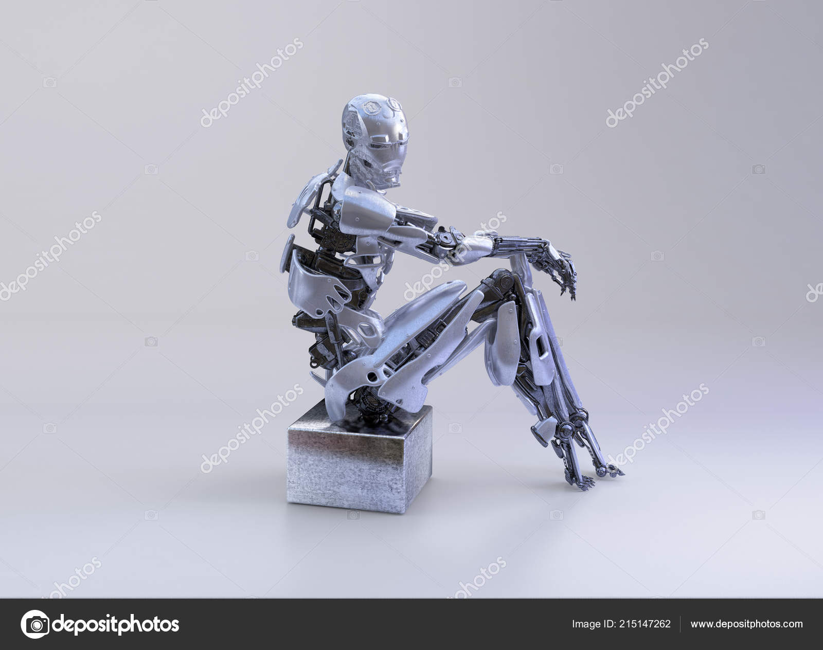 male humanoid robot