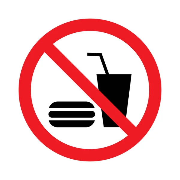 no eating and drinking logo