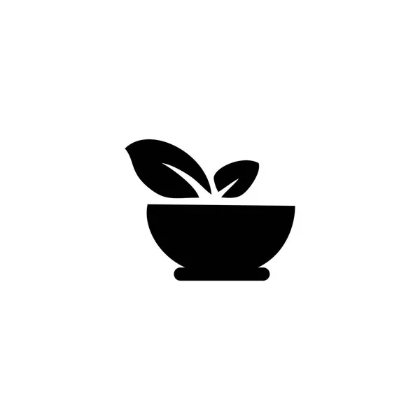 Bowl Vegetables Icon — Stock Photo, Image