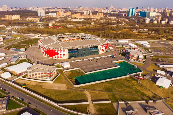 Moscou, Russie Vue du stade Otkrytie Arena Stadium Spartak à Moscou — Photo