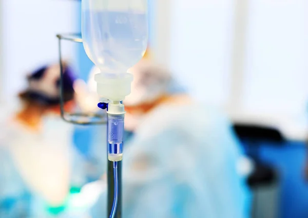 Medical drop counter in the operating room. closeup view — Stock Photo, Image