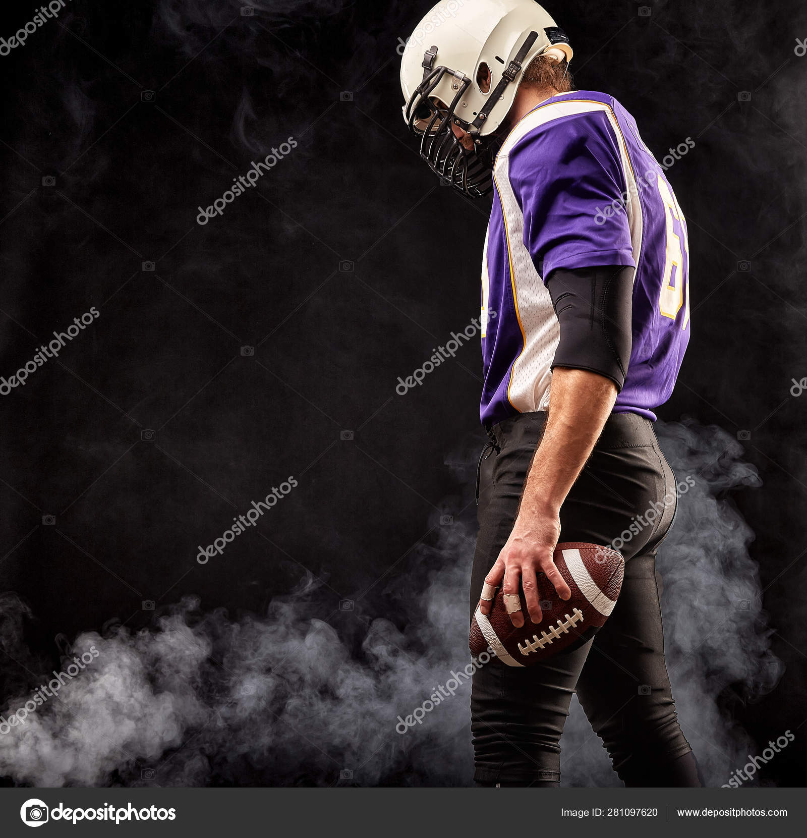 Portrait Close Up American Football Player Bearded Without A Helmet With The Ball In His Hands Concept American Football Patriotism Close Up Stock Photo Image By C Gerain0812 Portrait Close Up American Football Player Bearded Without A Helmet With The Ball In His Hands Concept American Football Patriotism Close Up Stock Photo Image By C Gerain0812