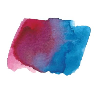 Suluboya sıçrama dokusu. Vektör fırçası. Suluboya gradyanı.