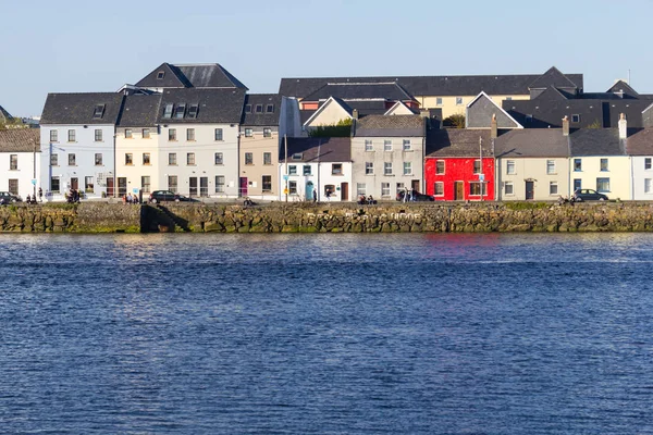 Gebouwen Corrib Rivier Galway Ierland — Stockfoto