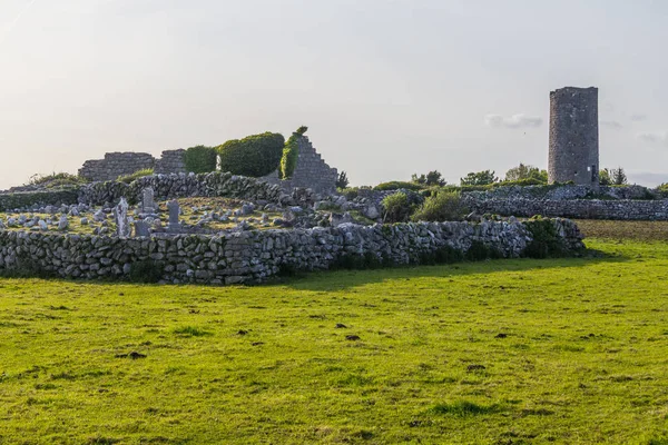 Roscam Tower Cemetery Galway Irlanda — Fotografia de Stock