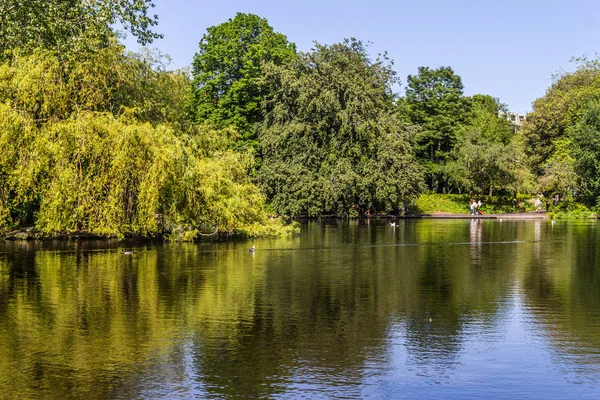 Lac Stephen Green Park Dublin Irlande — Photo