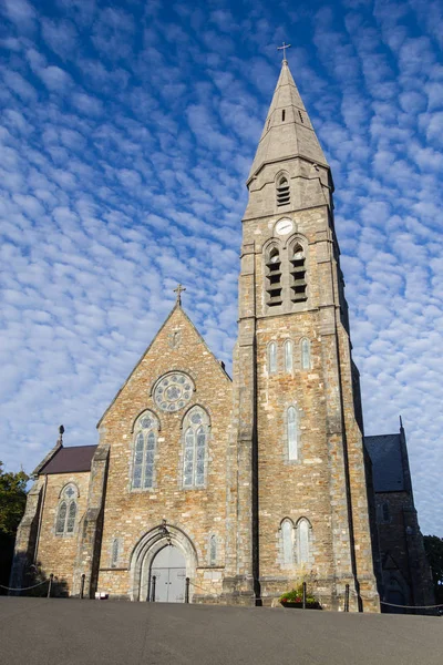 Μπροστά Από Την Εκκλησία Του Αγίου Ιωσήφ Του Clifden Ιρλανδία — Φωτογραφία Αρχείου