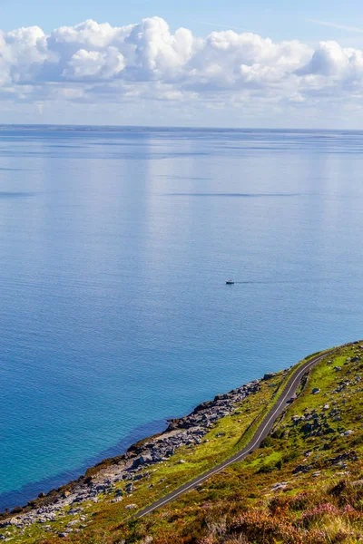 Burren Způsobem Stezka Galway Bay Pozadí Fanore Clare Irsko — Stock fotografie