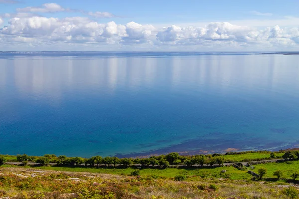Burren Způsobem Stezka Galway Bay Pozadí Fanore Clare Irsko — Stock fotografie