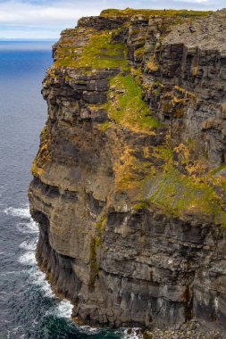 Cliffs Moher kayalar ve okyanus, Doolin, Clare, İrlanda