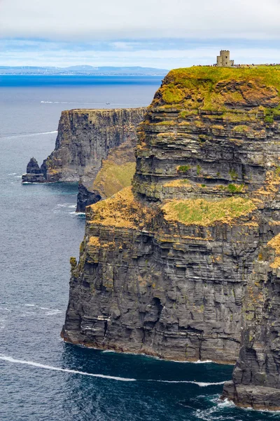 Torre Caslte Rochas Cliffs Moher Doolin Clare Irlanda — Fotografia de Stock