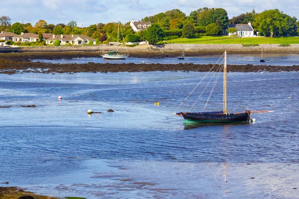 Boot Huizen Kinvarra Bay Ierland — Stockfoto