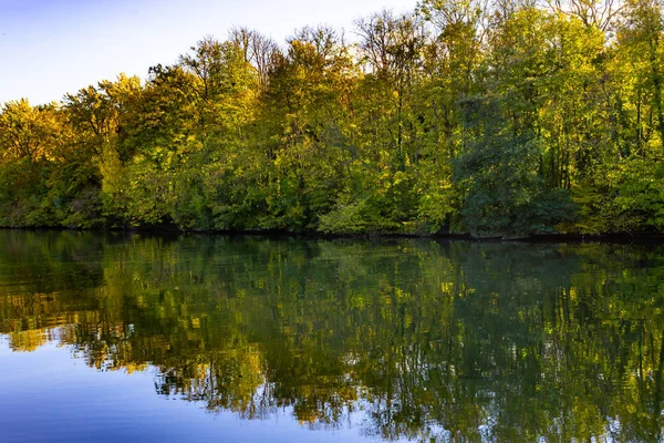 Forêt Oise River Dans Village Auvers Sur Oise France — Photo