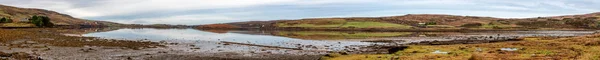 Panorama Avec Fermes Autour Une Baie Clifden Galway Irlande — Photo