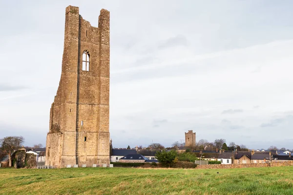 Ruínas Trim Castle Tower Meath Irlanda — Fotografia de Stock