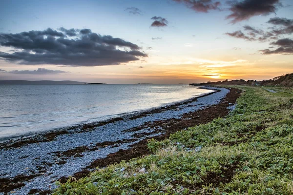 Solnedgång i Galway Bay — Stockfoto