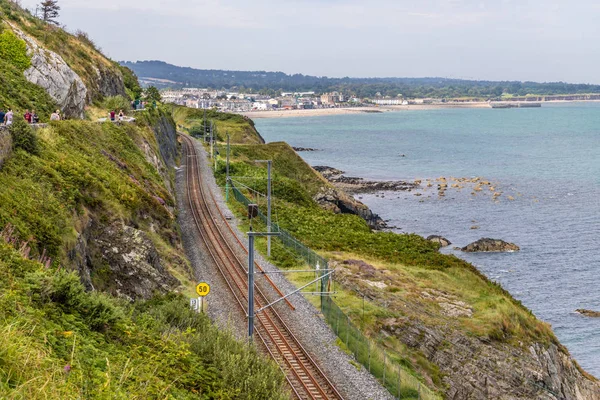 Cliff walk trail in Bray — Stock Photo, Image