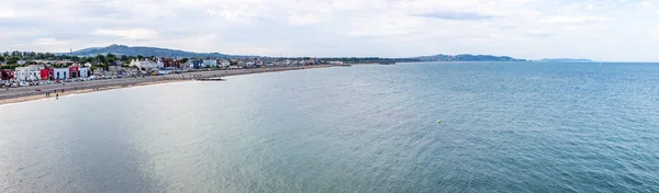 Panorama de la playa de Bray — Foto de Stock
