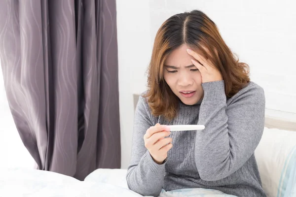 Anxiety Pregnancy Home — Stock Photo, Image