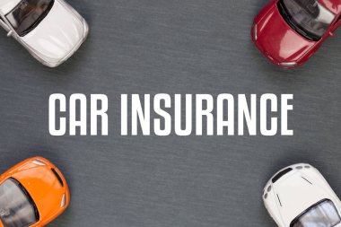 Araba sigortası üstten görünüm