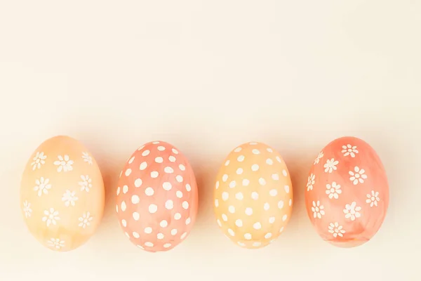 Ostereier Mit Pastellfarbenem Stil — Stockfoto