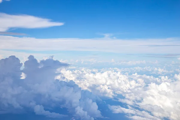 Aerial View Clouds Blue Sky — Stock Photo, Image