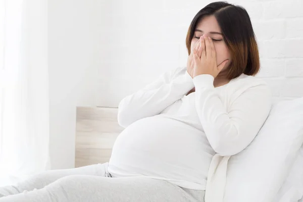 Depresión Las Mujeres Embarazadas —  Fotos de Stock