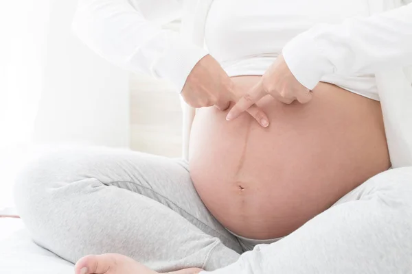 Prohibición Las Mujeres Que Quedan Embarazadas Ocho Meses —  Fotos de Stock