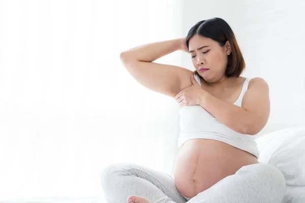 Problem Black Armpit Pregnant Women — Stock Photo, Image