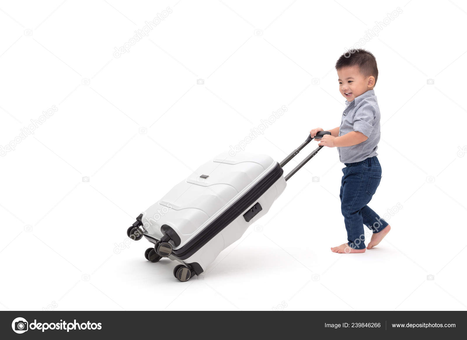 boy luggage suitcase