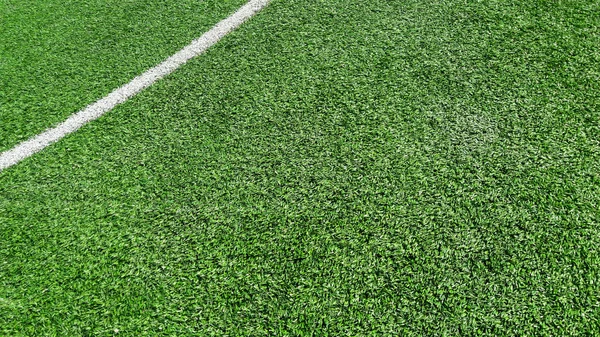 Football Field Artificial Grass — Stock Photo, Image