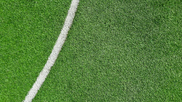 Erba Artificiale Campo Calcio — Foto Stock