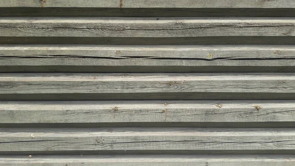 Eski yeşil boyalı ahşap duvar - doku arka plan