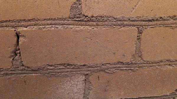 Pişmiş Tuğla Bir Duvar — Stok fotoğraf