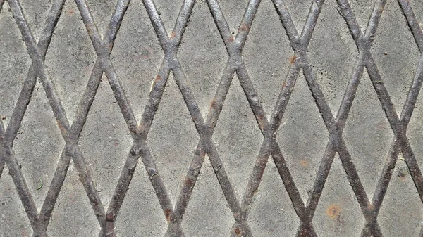 Metallgitter Rostige Oberfläche Makro Nahaufnahme Detail Für Natürlichen Hintergrund — Stockfoto
