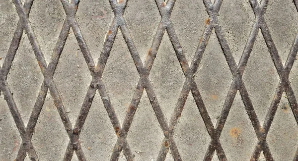 Metal ızgara paslı yüzey, makro yakın çekim detay doğal arka planı için