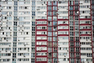 Modern Multistoried evin cephe