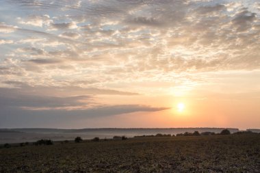 Şafakta panoramik manzara