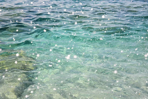 Havet Bakgrund Med Fettstänk — Stockfoto