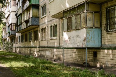 Kiev Eski Panel Çok Katlı Konut Binası