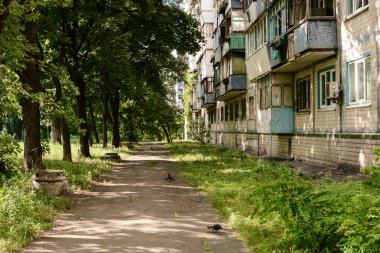 Kiev Eski Panel Çok Katlı Konut Binası