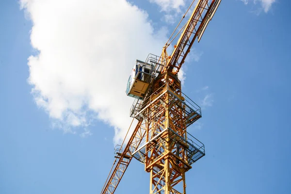 Construction Hoisting Tower Crane — Stock Photo, Image