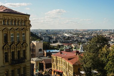 Andriyivskyy Descent Top Point gelen Kiev Cityscape