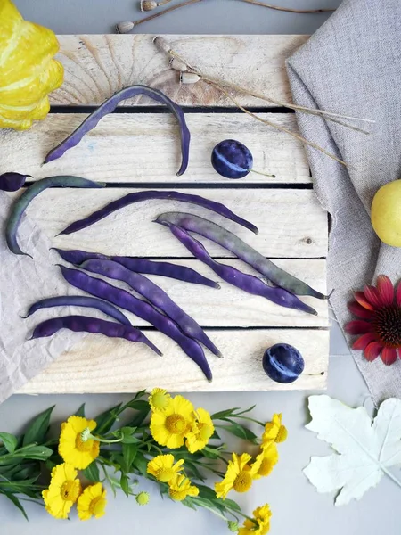 olorful sebze, meyve, çiçek ve yaprak yüzeyi farklı dokular, mevsimlik dekoratif kompozisyon, sonbahar, yaz natürmort, üstten görünüm