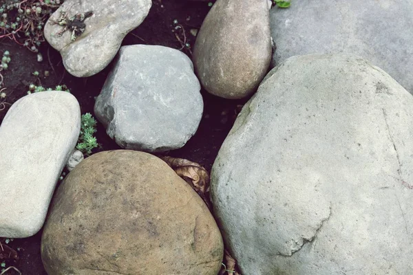 自然环境中灰色大海石的质地 — 图库照片