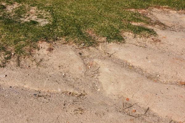 Erosione Del Suolo Negli Altopiani — Foto Stock