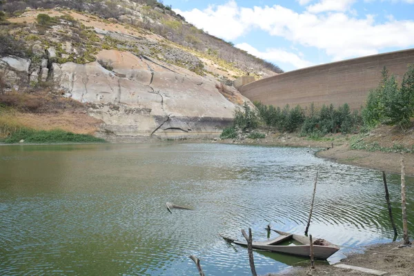 Barcos Madera Perdidos Desierto Paraíso Perdido — Foto de Stock