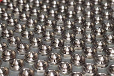 Boya tabancası üretim Cnc makine için ipucu. Boya tabancası parçaların ayrıntılı.