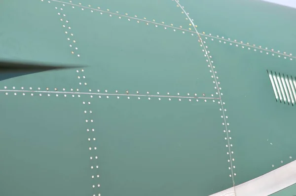 Военный вертолетный камуфляж. Камуфляж военных самолётов. Вид фюзеляжа с панельной линией и цветом градиента — стоковое фото